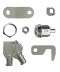 Dual Pack Tubular Cam Toolbox Lock Replacement Five Eighth Inch With Hook Cam Keyed Alike With Four Keys And Four Bolts