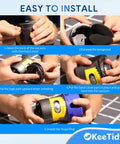 Hands installing HEPA Filter Replacement and Motor Cover for Dyson V8 V7 Motorhead Cordless Vacuums, showing easy install steps