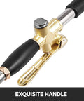 Handle detail of Four Jet Cement Mortar Sprayer For Walls Ceilings And Roofs Pneumatic Stucco Spray Gun With Four Nozzles
