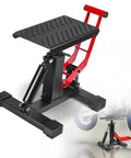Heavy Duty 1000Lbs Dirt Bike Stand And Powersport Hydraulic Jack For Maintenance, Stable Garage Ready Motorcycle Lift Center Stand