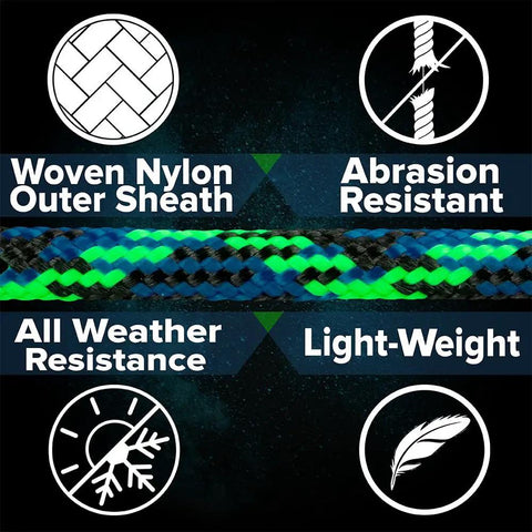 275 Lb Paracord 2.38 Mm Nylon Crafting Cord With 5 Strand Core Olive Drab 100 Ft featuring nylon sheath, abrasion resistance, all-weather, lightweight
