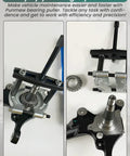 5 Ton Bearing Removal Puller Kit With 2 Inch And 3 Inch Jaws for wheel hub and axle bearing separator in use with metal parts