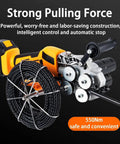 Straight Up Pro Grade Electrician Threading Machine With Brushless Motor Cordless Cable Pulling Tool For Conduit And Hidden Pipe Routing No Sweat Work On Home Renovations, featuring strong pulling force and 550Nm.