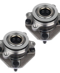 Set Of 2 Front Wheel Hub And Bearing Assemblies For Nissan Sentra 2007 To 2012 2L With ABS Durable Wheel Hubs