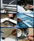 Lighted Camera For Tight Inspections With 4.3 Inch IPS Screen Borescope Visual Inspection Tool Delivers Real Time 1080p HD Video 180 Degree Rotation on hose, sink, and engine views