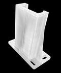 Heavy Duty Rear Drawer Mounting Bracket Replacement Compatible With Knape And Vogt Model 1284 3 Slide Tracks, clear PETG build.