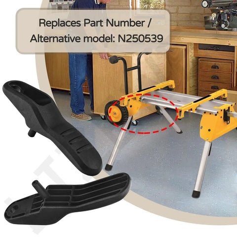 Solid 2 Pack Table Saw Lever Lock Replacement built tough for easy swaps and slick height adjustments on compatible DeWalt Dew74911 models.
