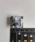 Solid State Lidar Sensor With 100 Degree Field Of View And Dual Wavelength 808Nm And 850Nm for robot scanning next to ruler for size reference
