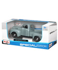 Vintage Ford 1948 F1 Pickup Diecast Model 1 25 Scale Gray Special Edition With Opening Doors And Hood And Trunk in box