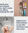 Oil Rubbed Bronze 12 Inch Rain Shower Head With 16 Inch Adjustable Extension Arm 304 Stainless Steel High Pressure Rainfall Showerhead in use.
