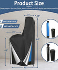 Water Softener Cover 420D Waterproof Oxford Cloth Outdoor All Weather Protection With Double Zip Closure 64x40x16 Black