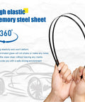 Flexible high elastic steel sheet in 19 inch and 18 inch front windshield wiper blades with 10 inch rear wiper for Mini Cooper R56 R50 R53 F55 F56 2005-2024, showing tool-free J-Hook design.