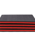 Stacked black and red Cuttable Polyethylene Tool Box Shadow Sheet with Customizable Foam Padding for Easy Tool Storage Organization