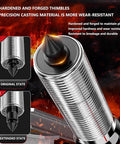 Pro Grade Hydraulic Gear Puller And Wheel Hub Remover close-up of hardened thimble showcasing wear-resistant design and functionality.