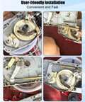 Installation process of 12 Foot Throttle And Shift Remote Control Cable Replacement For Johnson Evinrude OMC BRP E Tec Ficht Motors 1979 to Present