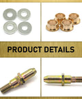 Door Hinge Pin And Bushing Kit Waterproof Metal Door Repair Kit Replacement Pins For 1999 Up GMC Sierra Silverado parts