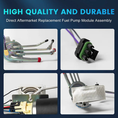 Close-up of Premium Electric Fuel Pump Module Replacement For 1996 1997 Chevy GMC Trucks CK 1500 2500 3500 4.3L 5.0L 5.7L 7.4L