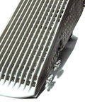 Close-up of 4 Pack Wedge Downspout Gutter Guard For 2 By 3 Standard Downspouts showing slotted design for debris removal