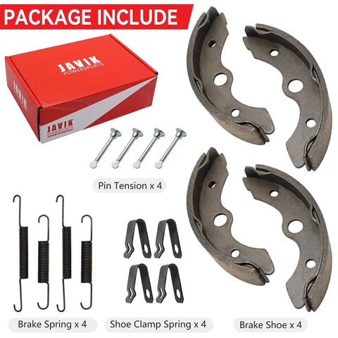 Honda Front Brake Shoes Springs Kit For TRX200 TRX250 1984 1985 1986 1987 Pilot 400 FL400R 1989 1990 Odyssey 350 FL350R package