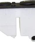 Fresh Coolant Reservoir Tank For Ford F Series 1987 To 1997 With Cap top view showing the design and overflow connection.