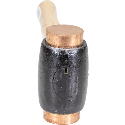 Copper Face Hammer with malleable iron head and replaceable copper faces C175 VN58014 for woodworking and auto body tasks