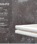 Slimfit Corner Edge Protector for Baby Proofing, 0.3 in thick, Oyster White, safety foam with edge coverage for tables.