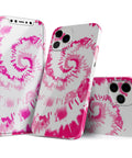 iPhone 11 Full Body Skin Decal Wrap Kit Spiral Tie Dye V6, bubble-free, air release adhesive, silky soft touch, precise fit
