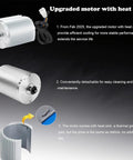 Image of 72V 3000W BLDC Electric Motor For Go Karts Scooters And Motorcycles 5800RPM with upgraded heat sink, aluminum body.