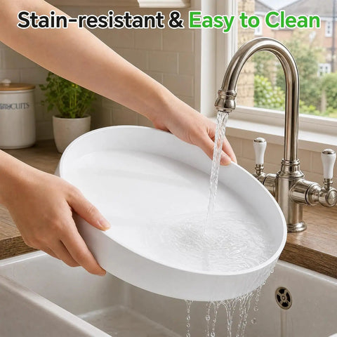 11.8 Inch Lazy Susan For Refrigerator And Pantry, Round Kitchen Turntable Spice Rack Organizer With Heavy Duty Swivel Base under running water.