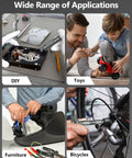 Various applications of Magnetic Ratchet Screwdriver Set With 40 Precision Bits And 42 In 1 DIY Tool Kit for home repairs