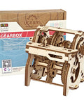 Gearbox Wooden Model Kit For Adults Teens And Kids Hands On DIY Mechanical STEM 3D Puzzle With App Learning, boxed set