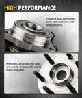 Close-up of rear wheel bearing hub assembly bolt on fitment for Toyota Highlander 2014 2016 and Lexus RX350 RX350L RX450h RX450hL 2010 2019 non ABS
