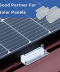 Heavy Duty Solar Panel Z Bracket Set for RVs, Boats, Trailers and Yachts, Off Grid Systems, lightweight aluminum mount on solar panel