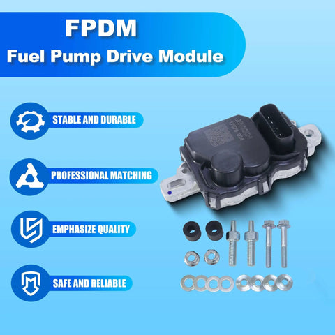 Fuel Pump Driver Module FPDM With Mounting Bolts For Ford F150 F250 F350 F450 F550 Super Duty 2004 2005 2006 2007 2008 Mustang Expedition Escape E Series Replacement Replaces 5L8A9D370AA 590001