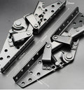 2Pcs 3 Position Adjustable Sofa Back Hinge for Sofa Bed and Furniture 230x70 Mm Black Finish 2mm Thick Hot Rolled Steel