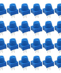 24 Pack 10K Ohm Breadboard Trim Potentiometer Set With Blue Knob Variable Resistors For Precise Adjustment DIY Electronics Prototyping Kit Multi Pack Assortment For Makers