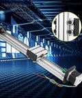 Heavy Duty NEMA 17 Linear Guide Stage Actuator Featuring 0808 Lead Screw Rail Long Throw Sliding Table with motor and rail.