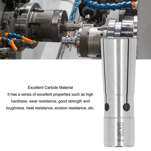 Heavy Duty Collet Chuck Holder For Milling Engraving Machine High Precision CNC Vise Tool With Rock Solid Carbide Material and Superior Heat Resistance For Professional Shop Grind Work Today in a milling machine.