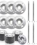 Rock Solid 200 Piece Foam Board Fasteners Kit features heavy duty galvanized washers and stainless steel screws.