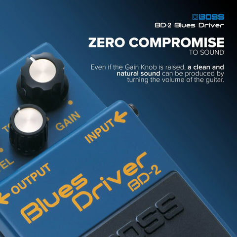 Blues Driver Guitar Effects Pedal Delivers Creamy Crunch And Tube Amp Warmth, Classic Blues Tones That Respond To Your Volume And Dynamics