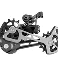 Trail Ready 12 Speed Mountain Rear Derailleur M7100 SGS with 13T Pulley Kit shown in detail from a side angle
