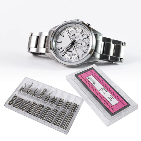 Stainless Steel Watch Band Spring Bars And Link Pins Kit 270 Pieces 1.8mm Replacement Pins Pro Grade Watch Repair Accessories
