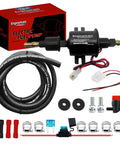 12V Electric Fuel Pump Kit With Filters And Clamps, 6.56 Ft Of Five Sixteenths Inch ID Fuel Line, Low Pressure Five To Nine PSI