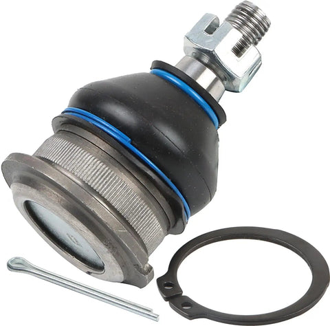 TC4265 Suspension Ball Joint For Cars And Trucks, Built Tough With Forged Construction And Micron Tolerances, Chloroprene Boot For Real Durability, Smooth Operation And Long Lasting Steering Performance, Easy Install. forged ball joint with boot, clip, and cotter pin