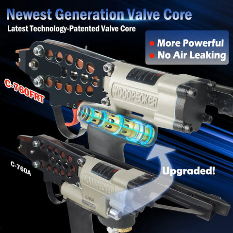 Pro Grade 16 Gauge Air Hog Ring Gun Heavy Duty Packer For Fencing Upholstery Easy Adjust Trigger Fast Locking System Built Like A Tank Smooth Pull Action Quick Reload Capability Zero Hassle Operation
