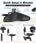 Oversized Bike Seat With Adjustable Backrest For Bicycles Tricycles And Exercise Bikes 12 By 12 Padded Saddle