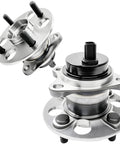 2-Pack 512370 Rear Wheel Bearing Hub Assembly Fits Toyota Yaris 2006-2014, Prius C 2012-2019, Scion iQ 2013, 4-Lug With ABS Replacement