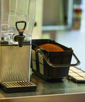 Epic 3-Gallon Stainless Steel Cold Brew Coffee Maker and Dispenser System showing front view on kitchen counter