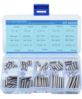 Stainless Steel Ball Point Set Screws Kit With Hex Socket Drive And Spring Plunger, 10 Sizes 100 Pieces in case