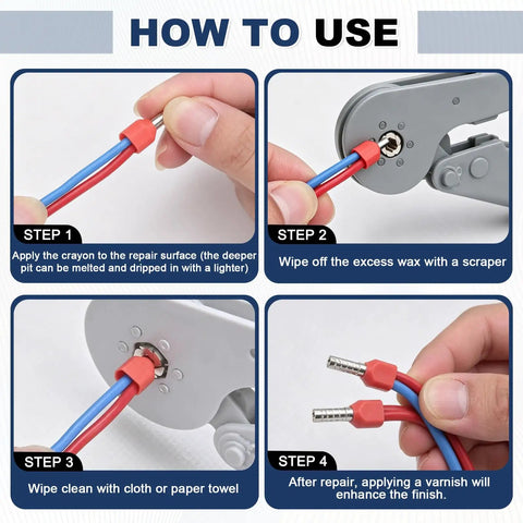 Heavy Duty 100 Pack Twin Wire Ferrules With Insulated Nylon Sleeves For Stranded Copper Ends Perfect For Control Panels And Auto Wiring Jobs Made In USA Red twin ferrules on 2x8AWG wires